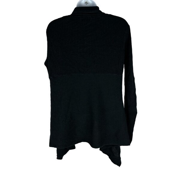 Apt 9 Womens Black Open Front Cardigan Sweater Size S - Picture 2 of 5